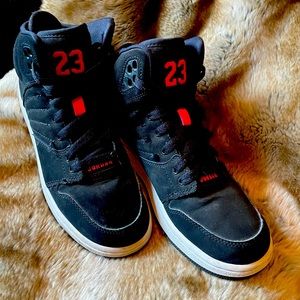 Pink and Black Jordan’s